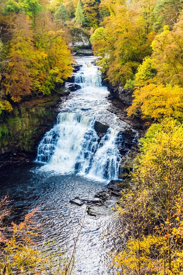 New Lanark Falls - Scotland  October hike 