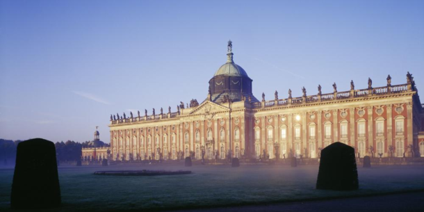 New Palace in Potsdam Germany is considered to be the last great Prussian Baroque palace It was completed in 
