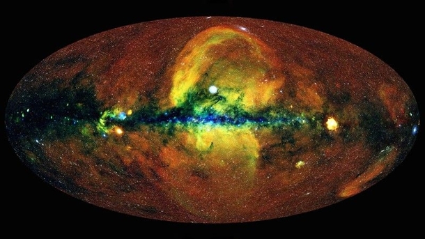 New photo of the universe Its crazy to think thats the end of it but maybe its only a fraction of what we can see It almost looks as though there was an explosion and now its just been expanding for billions of years Big bang
