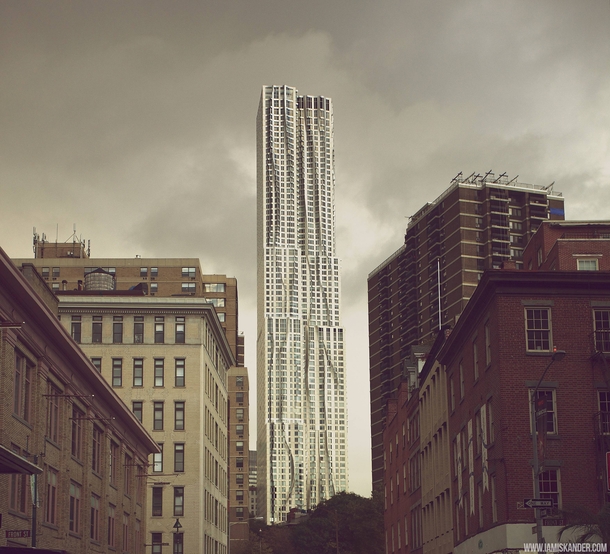 New York By Gehry is the tallest residential tower in the Americas 