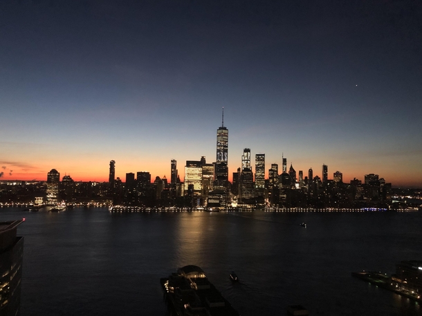New York City before dawn