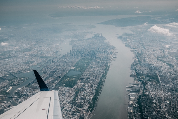 New York from above  Photograph by Jonathan Percy