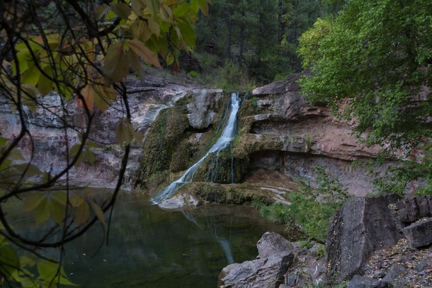 Nice Little Waterfall in Tonto National Forest Arizona 