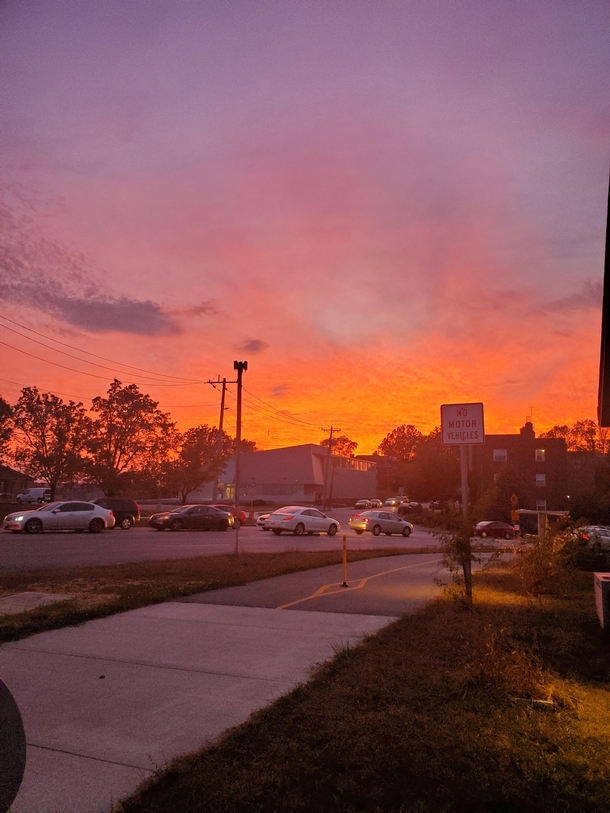 Nice sunset in Cincinnati
