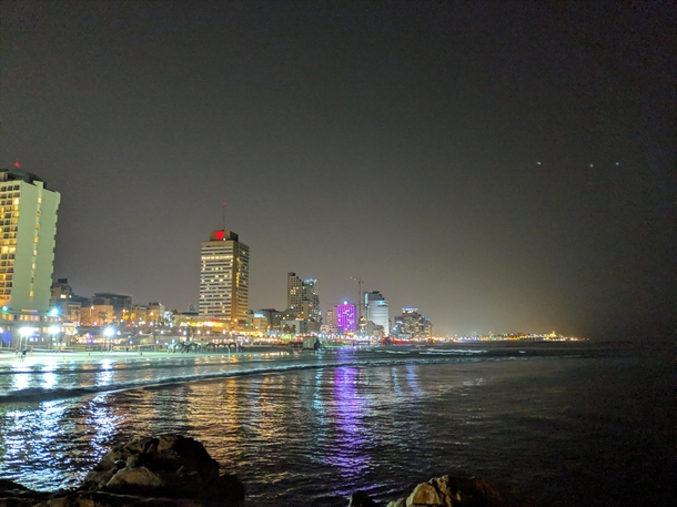 Night time in Tel Aviv