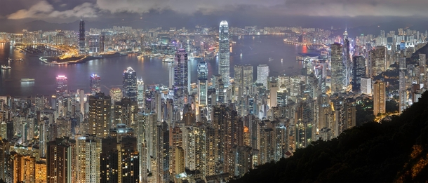 Night view of Hong Kong - 