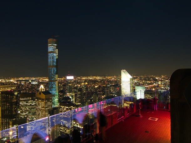 Night view of NYC from Top of the Rock 