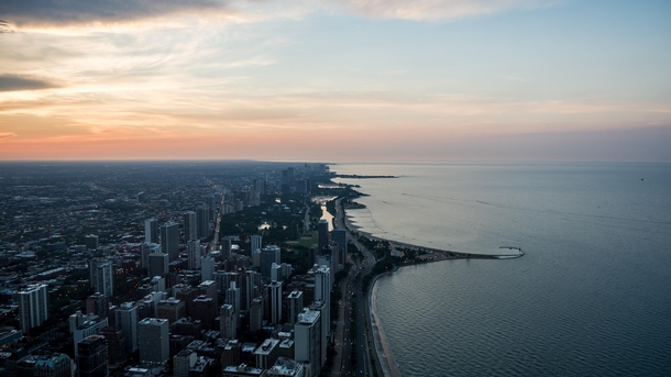 North Chicago from the Hancock Building 