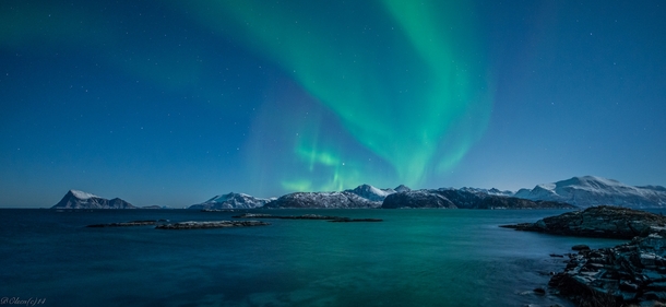 Northern lights Hja Norway 