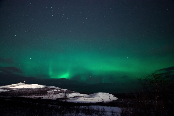 Northern Lights over Kiruna Sweden 