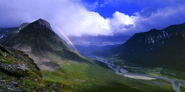 Norway is getting way too much attention Sweden the land of vlfrd also has some beautiful views to offer I present to you Sarek national park  photo by Claes Grundsten
