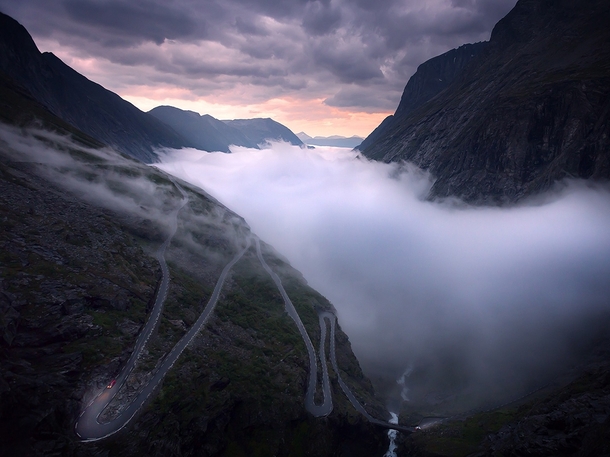 Norways famously serpentine Trollstigen road Sean Ensch 