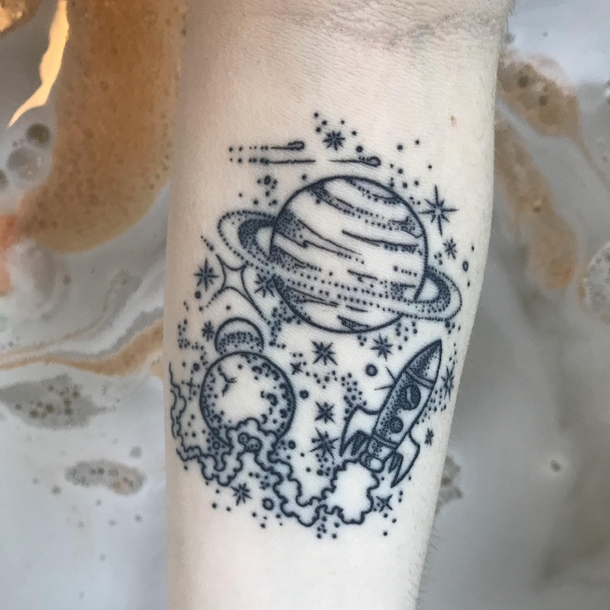 Not sure if this quite belongs here but got this a little while ago I kinda love space a little bit