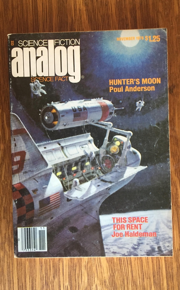 November  issue of Analog Cover art by Robert McCall