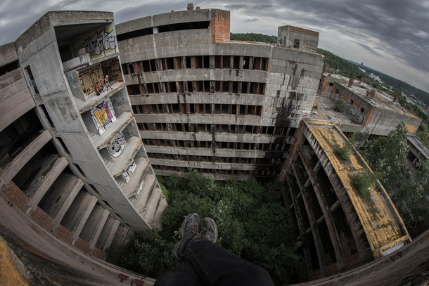now demolished hospital rzsochy in  slovakia