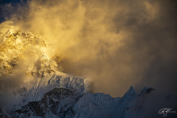 Nuptse ft Sunset in the mighty Himalaya of Nepal  Ryan Kost x