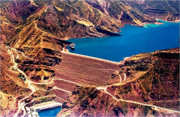 Nurek Dam Tajikistan Constructed when Tajikistan was part of the Soviet Union It was the tallest dam when built and remains the second tallest today