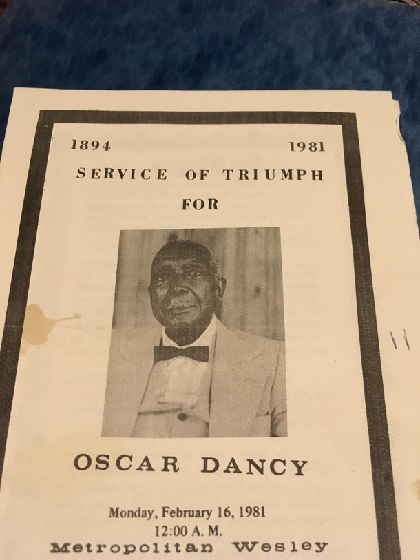 Obituary of one Oscar dancy found  forest haven
