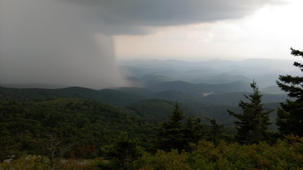 OC I took this photo from Grandfather Mountain North Carolina in   x 