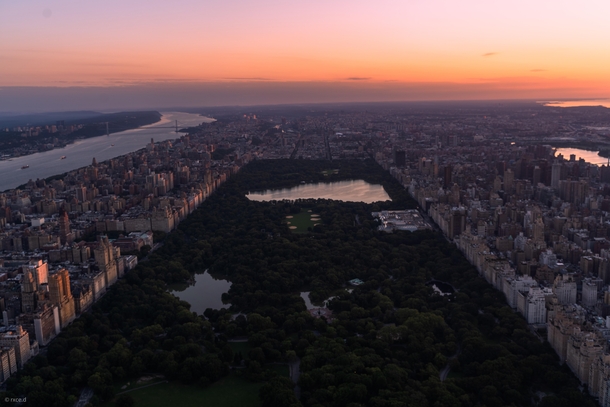 OC Sunrise over Central Park as seen from Steinway Tower