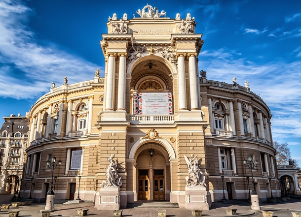 Odessa National Academic Theater of Opera and Ballet Ukraine  x-post rUkrainePics