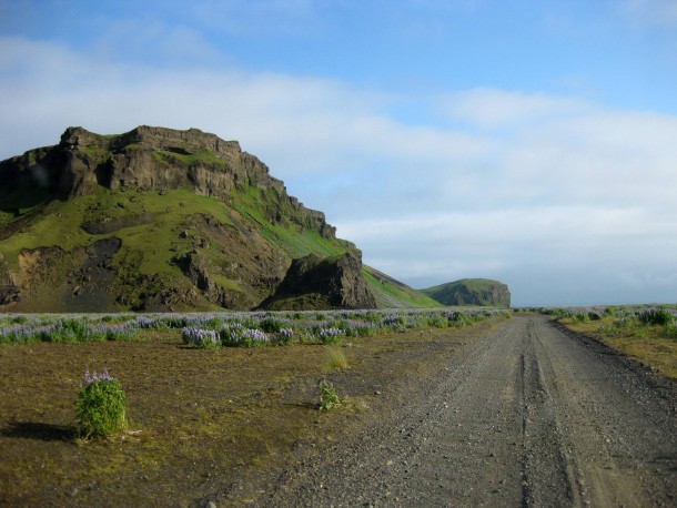 Off the main road near Vik Iceland 