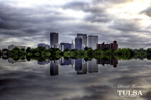 Oklahoma USA Tulsa at dawn writes photographer Randy Davison 