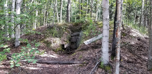 Old abandoned bunker found while out on our  wheelers