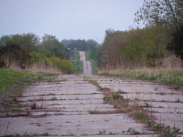 Old abandoned highway