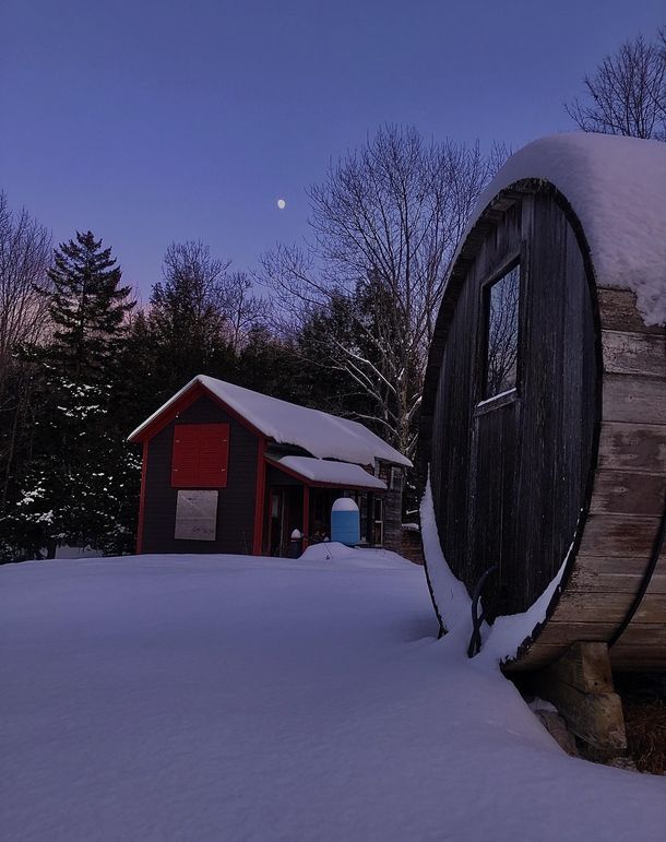 Old Barn and Hot steam sauna found in the Adirondacks