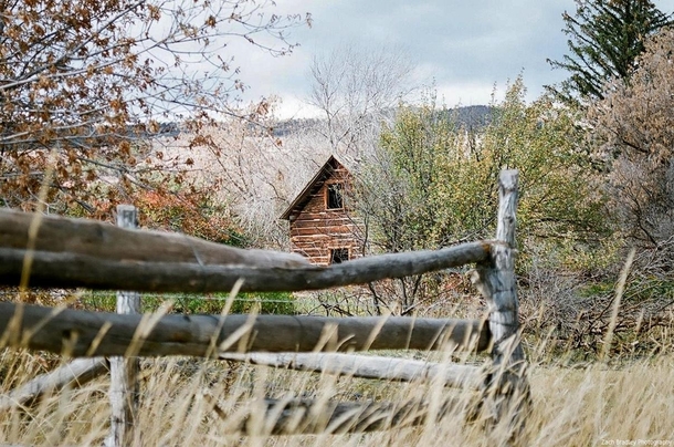 Old cabin in Dry Fork Utah