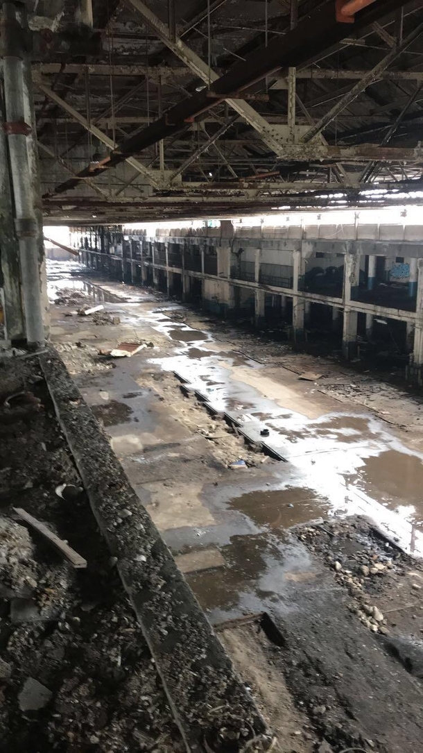Old Cadillac plant in Detroit Michigan