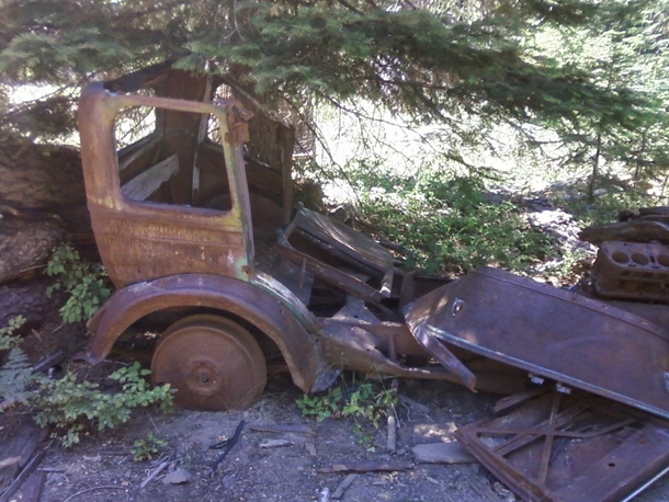 Old car abandonedCornucopia Oregon  OC