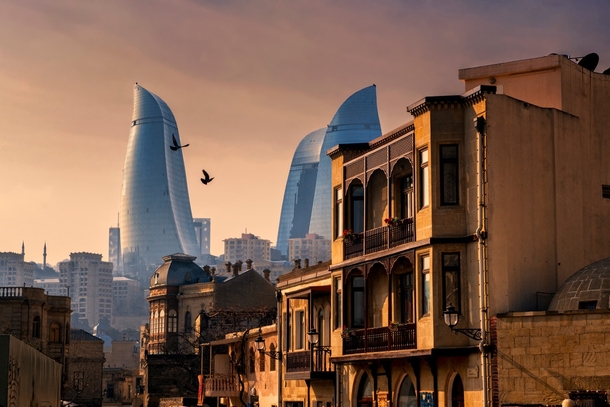 Old City of Baku Azerbaijan Christiaan van Heijst 