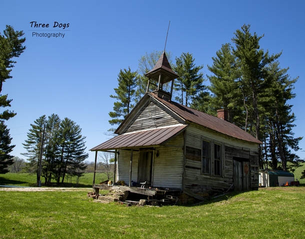Old one-room schoolhouse in west central Illinois x 