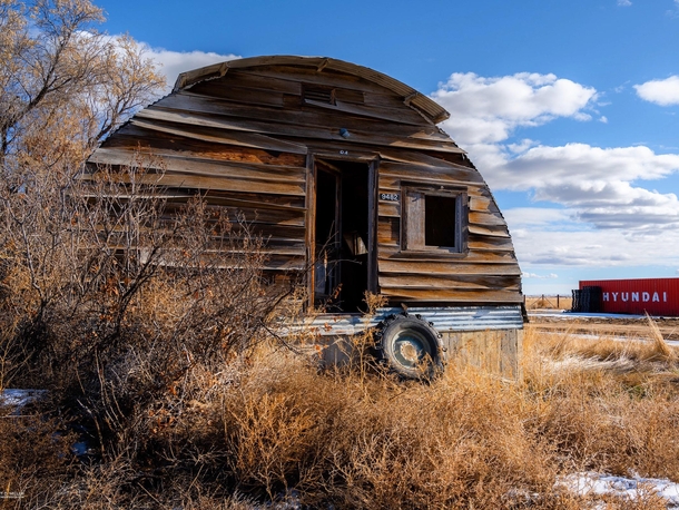 Old Quonset hut in Eastern Colorado 