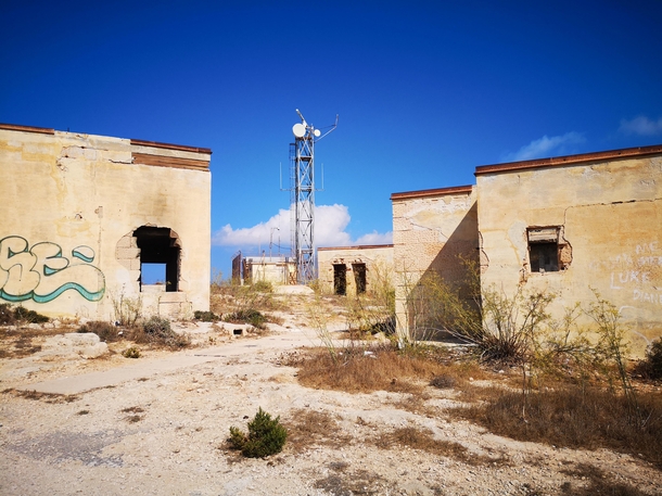 Old radar station on Malta