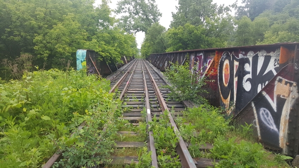Old railway bridge in Toronto 