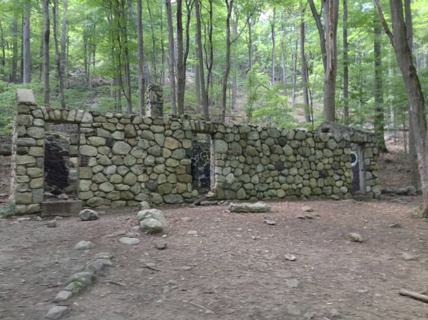 Old Stone Structure in the Woods of Mahwah NJ OC album in comments 