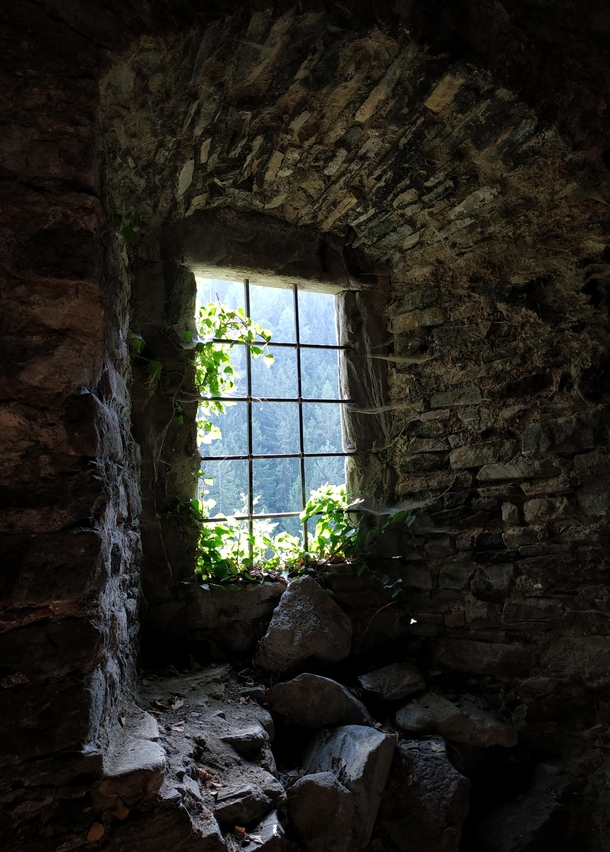 Old Window at an abandoned Monastery Austria
