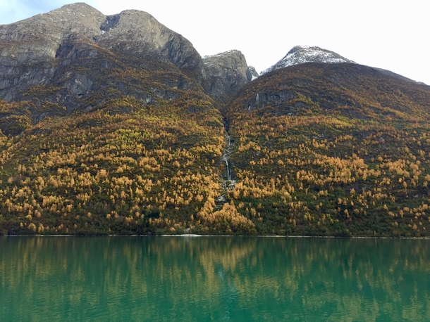 Oldevatnet in Autumn Norway 