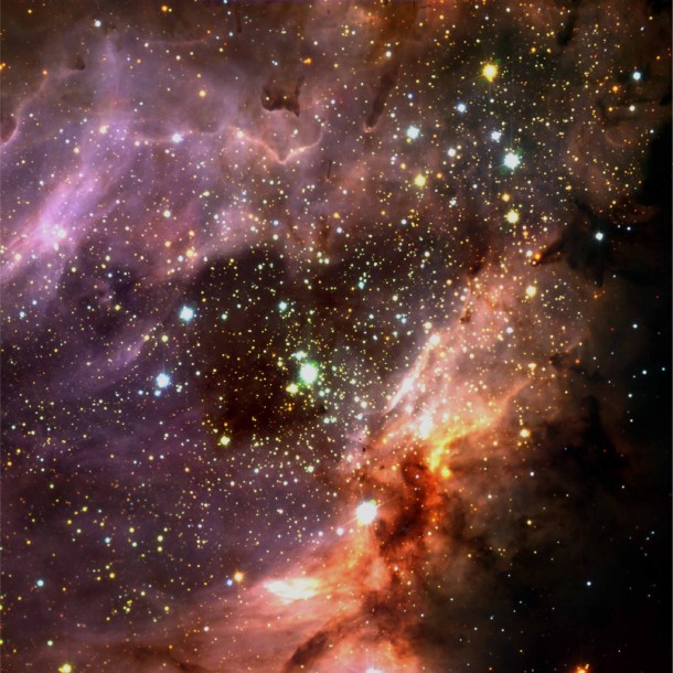 Omega Nebula in the constellation Sagittarius 