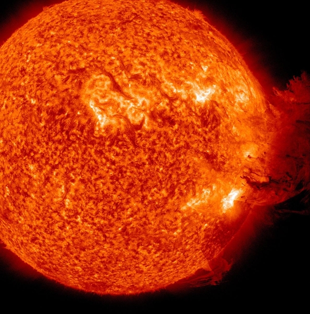 On June   the Sun unleashed a medium sized solar flare 