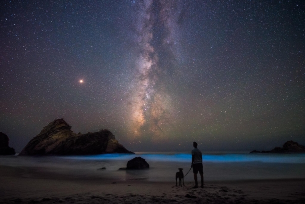 On the Beach with Mars by Jack Fusco