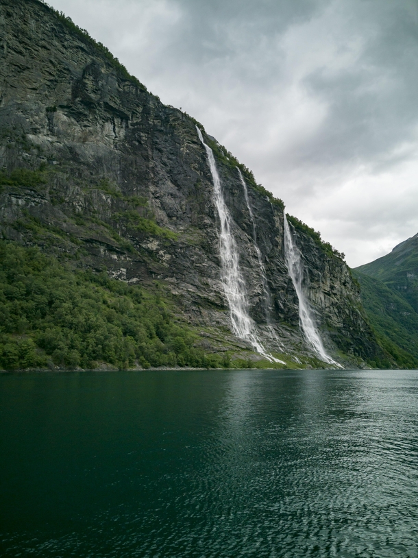 On the ferry from Hellesylt to Geiranger Norway  - Instagram  aetravel