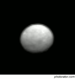 One Hour of Ceres by Dawn from  km away 
