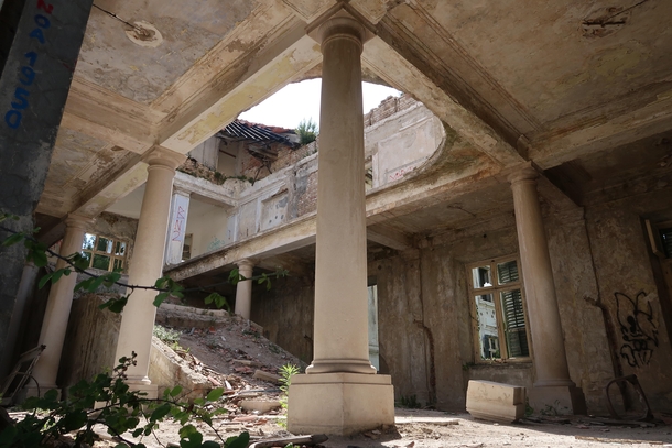 One of Four Abandoned Hotels in Kupari Dubrovnik