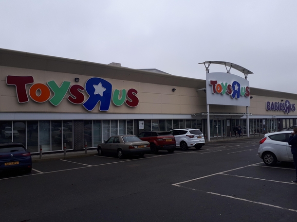 One of many closed ToysR Us stores