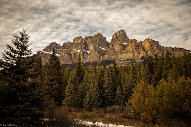 One of my favorite shots from Banff Castle Mountain 