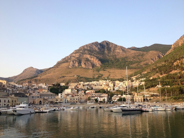 One of my favorite shots from my vacation to Sicily leaving the port of Castellammare Del Golfo with the sun just coming up  